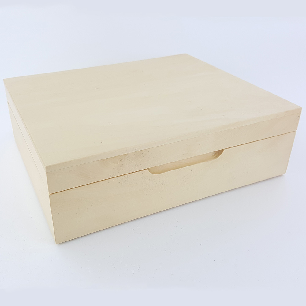 Tasmanian Huon Pine Jewel Box Fitted With Half Tray Large View