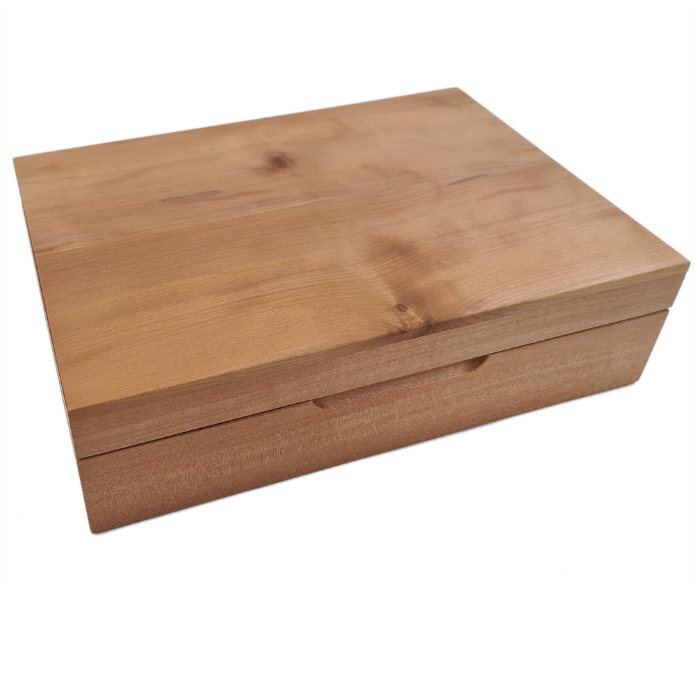 Tasmanian Myrtle Medium Jewellery Box Fitted with Dividers Large View