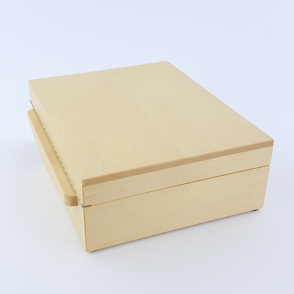 Tasmanian Huon Pine Jewel Box Fitted with Dividers Large View