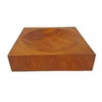 Tasmanian Figured Blackwood Square Bowl Large Alternate Image Large View