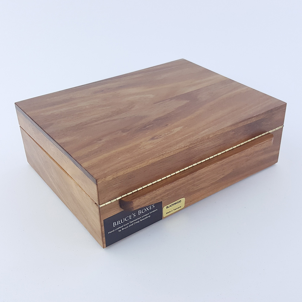 Tasmanian Blackwood Jewel Box Fitted with Dividers Large View