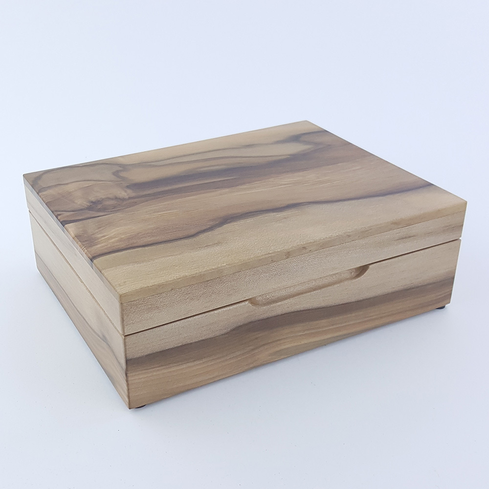 Tasmanian Sassafras Jewel Box Fitted with Dividers Large View