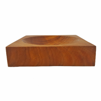 Tasmanian Figured Blackwood Square Bowl Large Alternate Image Large View