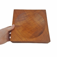 Tasmanian Figured Blackwood Square Bowl Large Alternate Image Large View